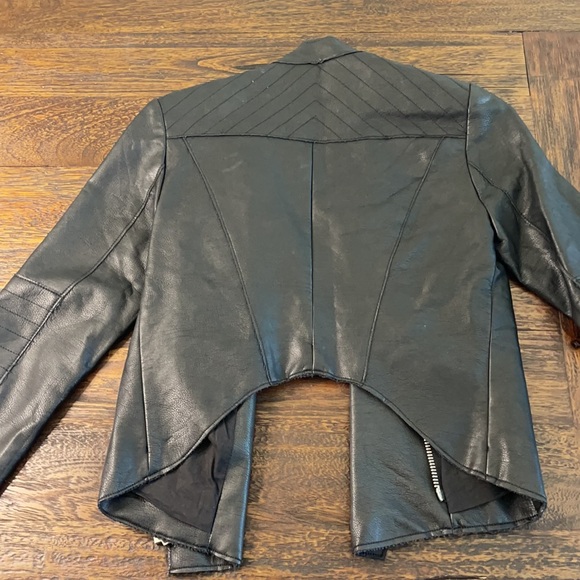 Women’s Faux Leather Jacket (0070) - Picture 3 of 4